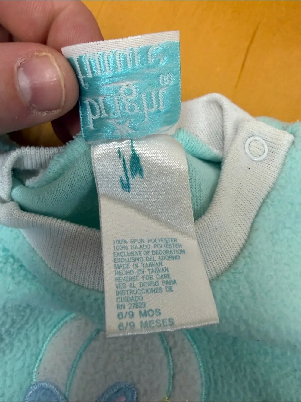 Vintage Bright Future 6-9 Month Outfit turquoise - Shirt/pants/ Socks